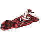 Red Pet Dog Christmas Costume Santa Claus Riding Outfit with Adjustable Chest Strap