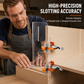 Dedicated Fixing Clamps for Handleless Routing Templates and Drawer Slide Installation Jigs
