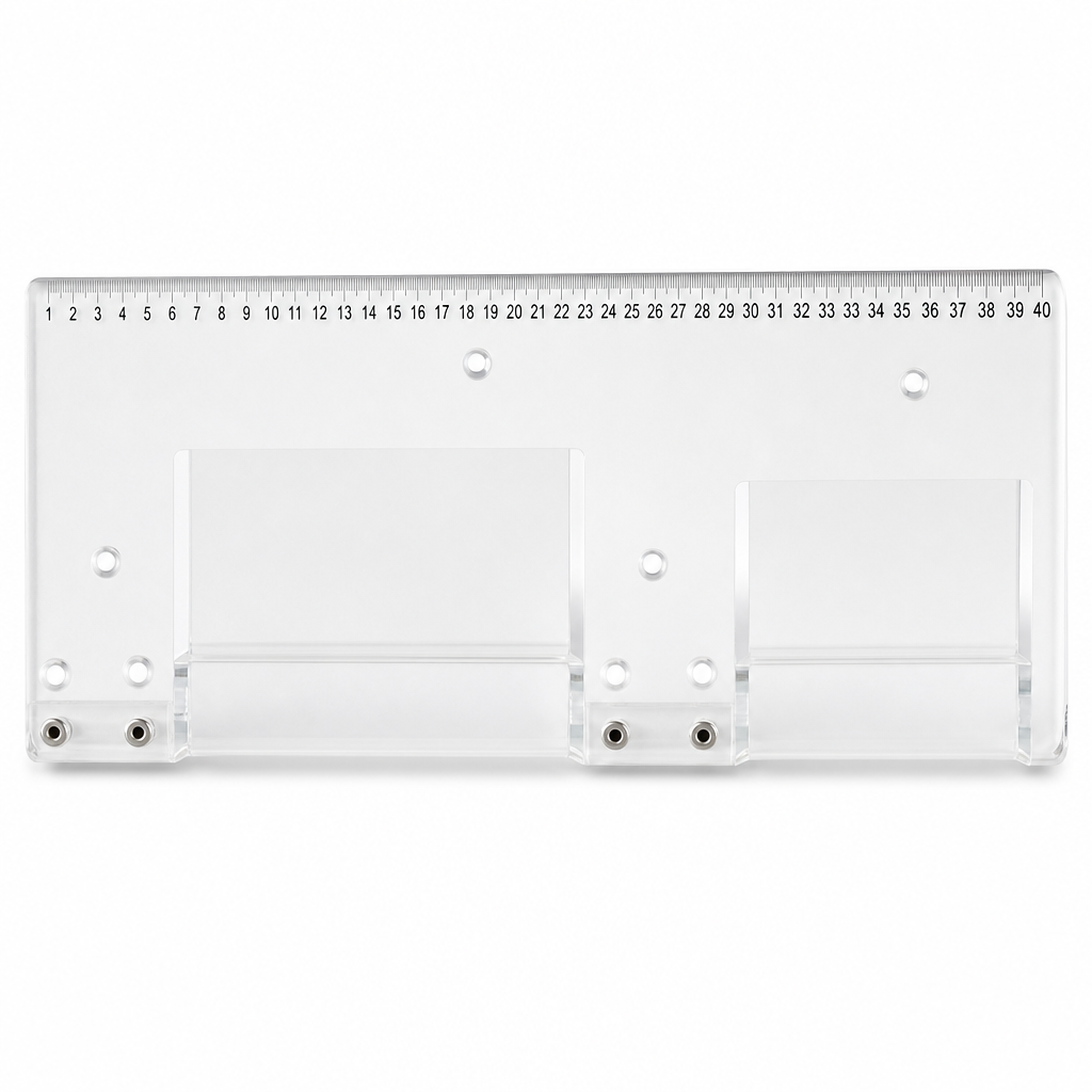 Dedicated Fixing Clamps for Handleless Routing Templates and Drawer Slide Installation Jigs