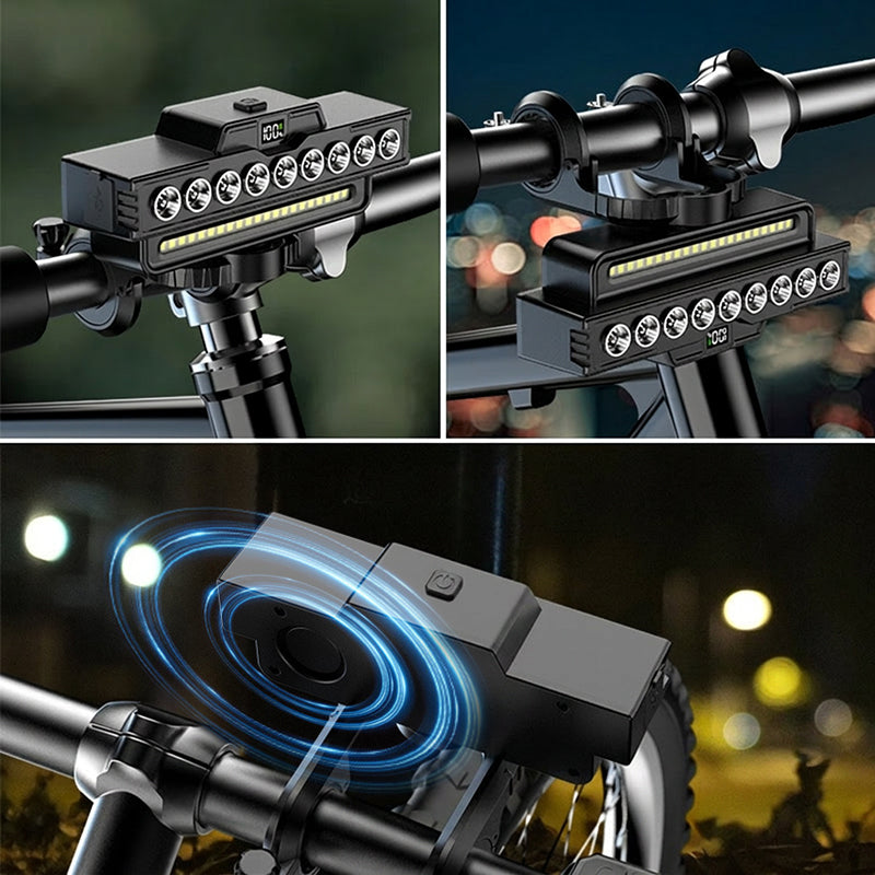 Ultra-Bright LED Bike Light with Dual Beam