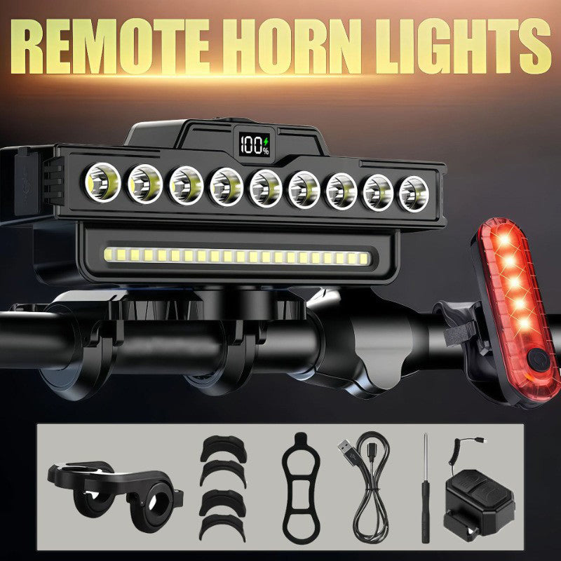 Ultra-Bright LED Bike Light with Dual Beam