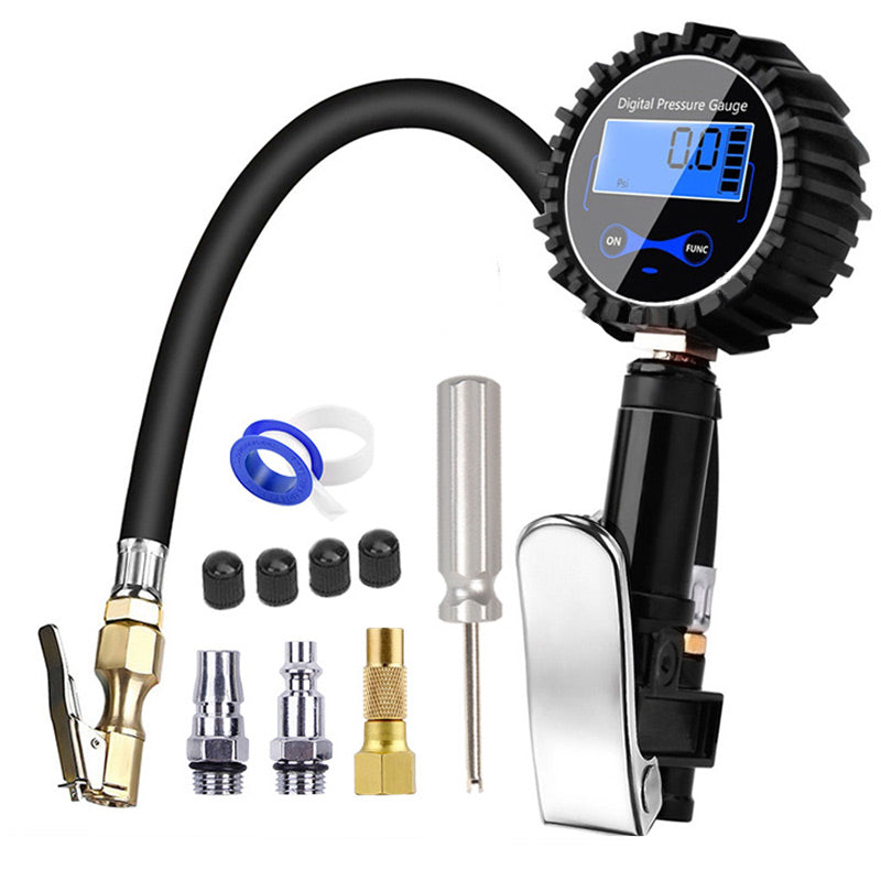 Digital Tire Inflator Kit with Pressure Gauge