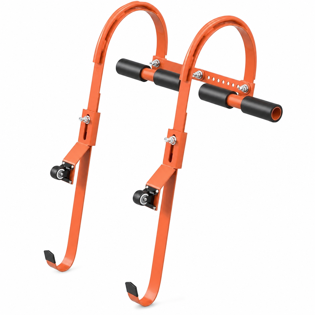 Aluminum Alloy Ladder Stabilizer Roof Hooks with Stabilizer Rod for Straight Ladders