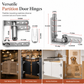 Stainless Steel Double Acting Closing Hinge Set for Saloon Cafe and Bar Doors