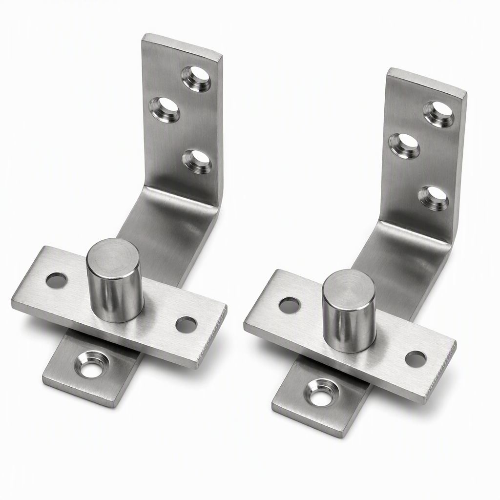 Stainless Steel Double Acting Closing Hinge Set for Saloon Cafe and Bar Doors
