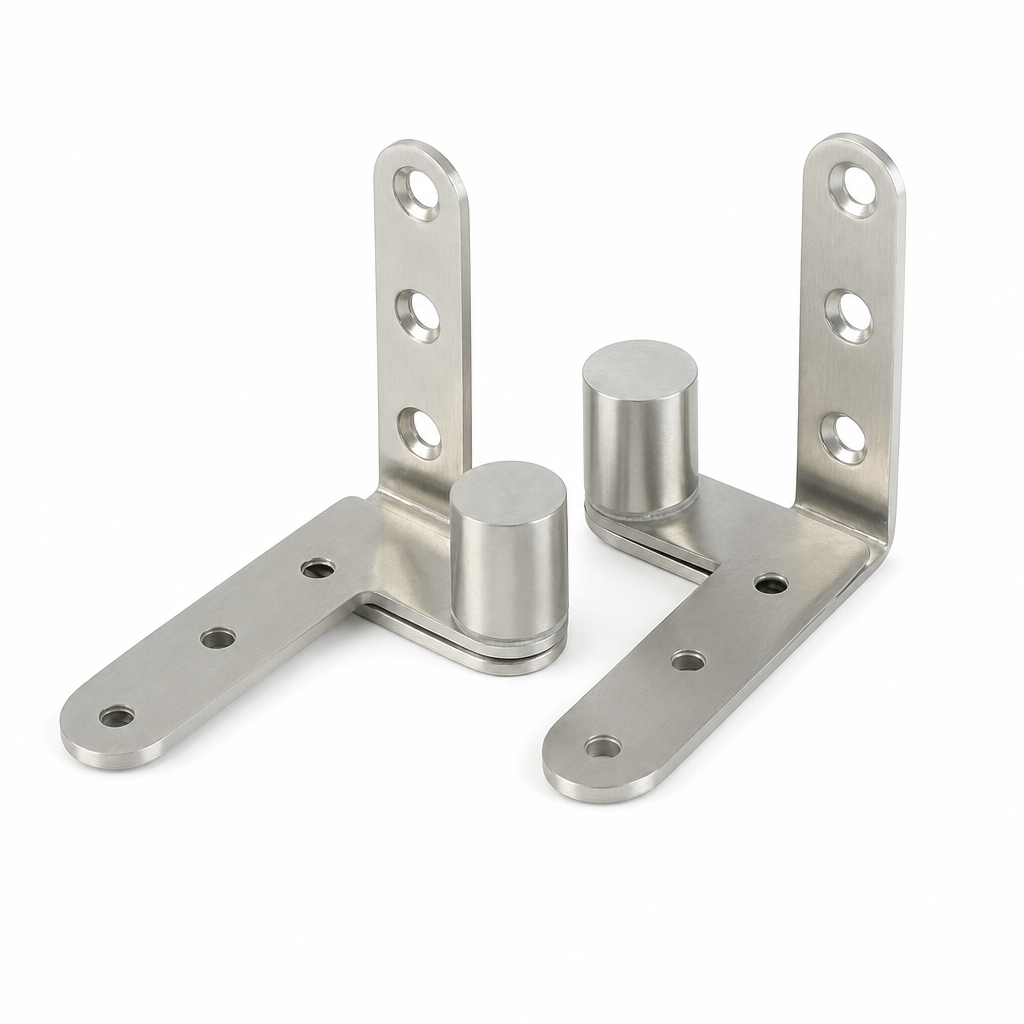 Stainless Steel Double Acting Closing Hinge Set for Saloon Cafe and Bar Doors