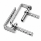 Stainless Steel Double Acting Closing Hinge Set for Saloon Cafe and Bar Doors