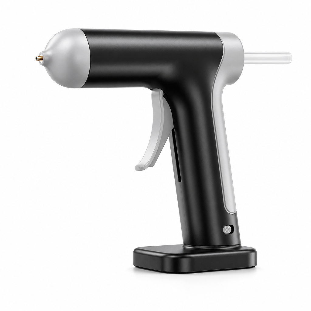 ⏳Limited-time 50% off⏰Cordless Hot Melt Glue Gun Set with 2000mAh Rechargeable Battery and Copper Nozzle Includes 10 Glue Sticks for DIY Crafts and Home Use