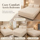 📢📢50% OFF !!🛏Soft Rabbit Plush and Milk Velvet Fitted Sheet Mattress Cover Dustproof Mattress Protector
