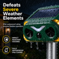 🐾 Solar Animal Repellent: Dual Deterrent Horns, Smart Motion Sensor, Waterproof, for Garden & Yard