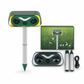 🐾 Solar Animal Repellent: Dual Deterrent Horns, Smart Motion Sensor, Waterproof, for Garden & Yard