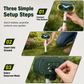 🐾 Solar Animal Repellent: Dual Deterrent Horns, Smart Motion Sensor, Waterproof, for Garden & Yard