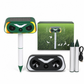 🐾 Solar Animal Repellent: Dual Deterrent Horns, Smart Motion Sensor, Waterproof, for Garden & Yard