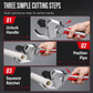 Heavy Duty PPR and PVC Pipe Cutter with SK5 Teflon Blade Labor Saving Hand Cutting Tool for Plastic Water Pipes
