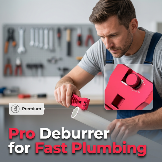 Portable Copper & Plastic Pipe Deburring Reamer