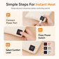 ⏳Time-Limited Special⏰Portable Rechargeable Graphene Hand Warmer – Waterless Explosion-Proof, Plush Velvet ✨