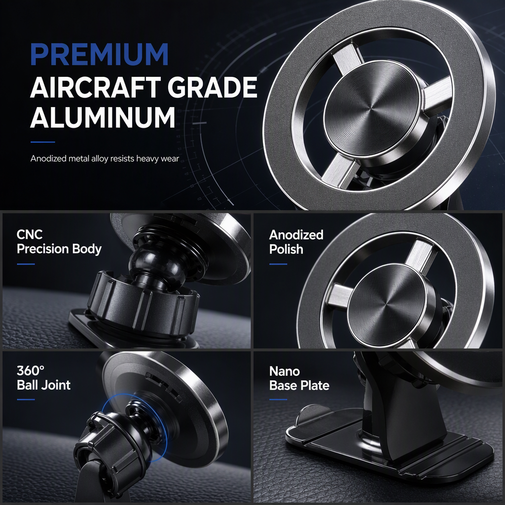 ⏳Limited-time 50% off⏰Strong Magnetic Car Phone Holder🚗📱
