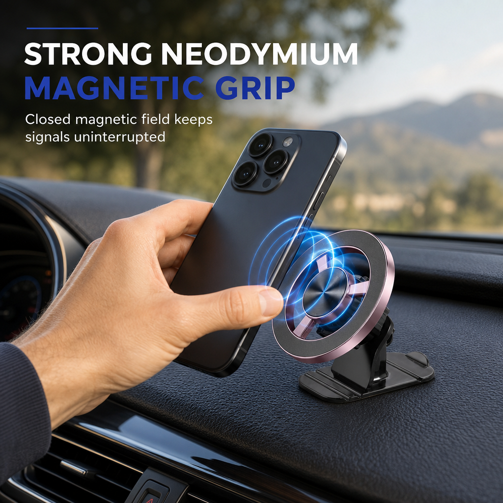 ⏳Limited-time 50% off⏰Strong Magnetic Car Phone Holder🚗📱