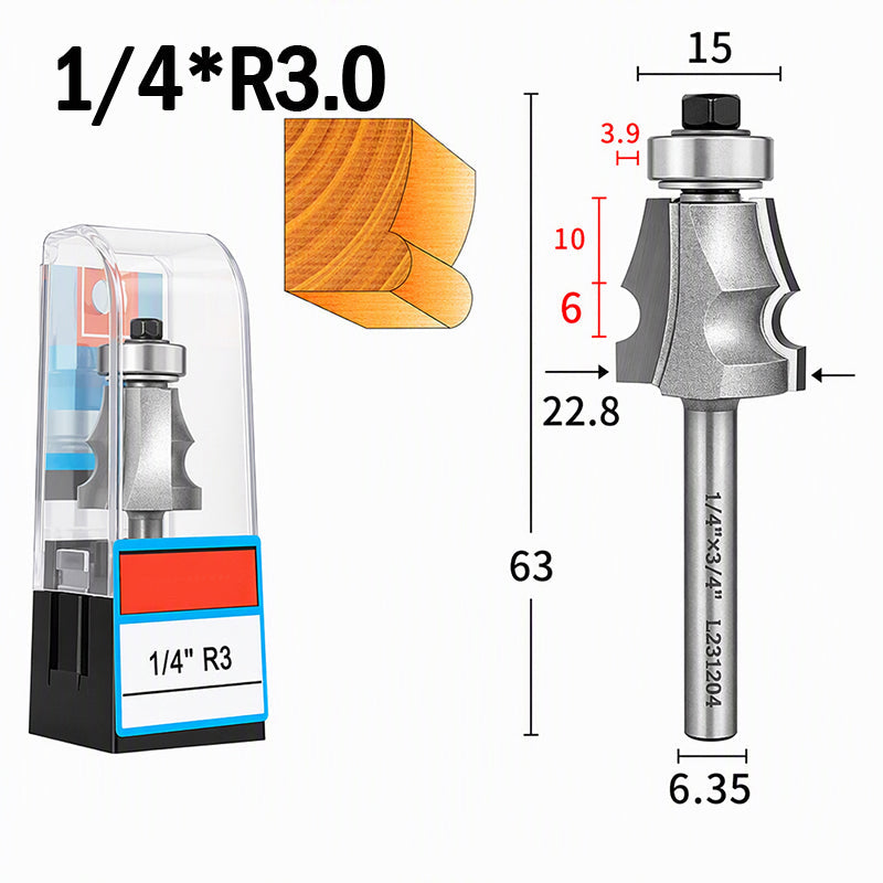 Woodworking Line Router Bit for Edge Molding