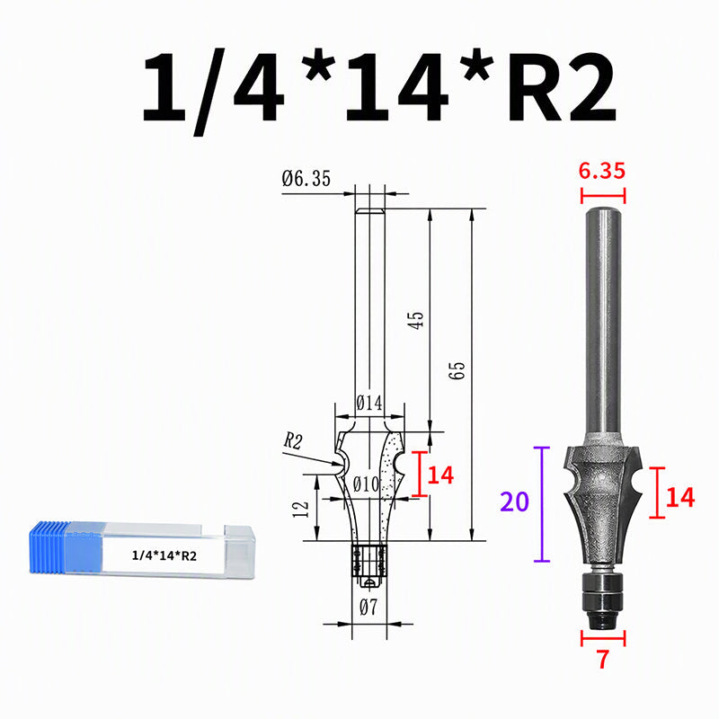 Woodworking Line Router Bit for Edge Molding