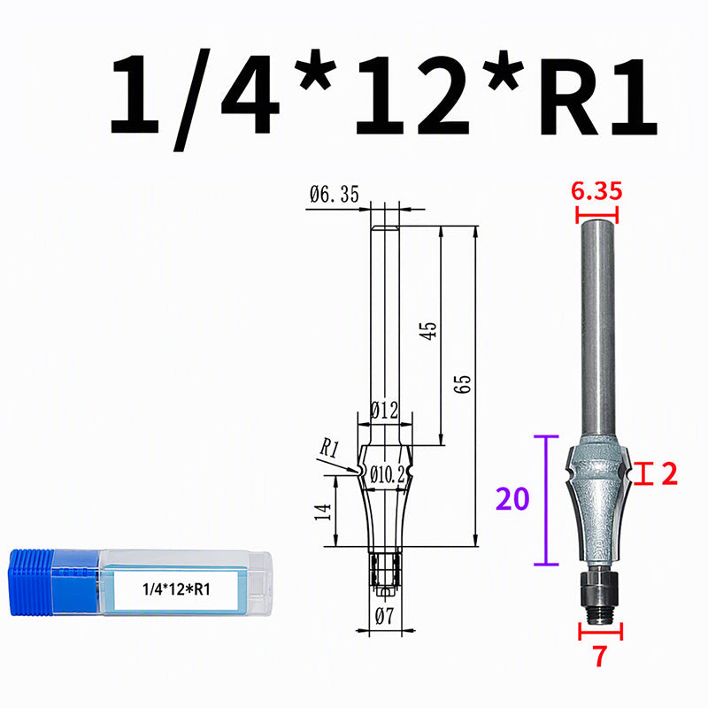 Woodworking Line Router Bit for Edge Molding