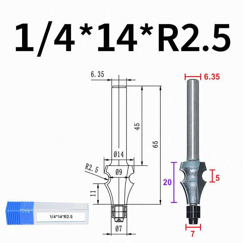 Woodworking Line Router Bit for Edge Molding