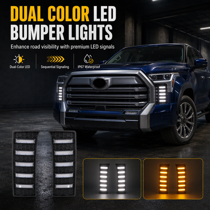 🚗 50% OFF! 💡 LED Daytime Running Lights – Sequential turn signals & bumper fit ✨
