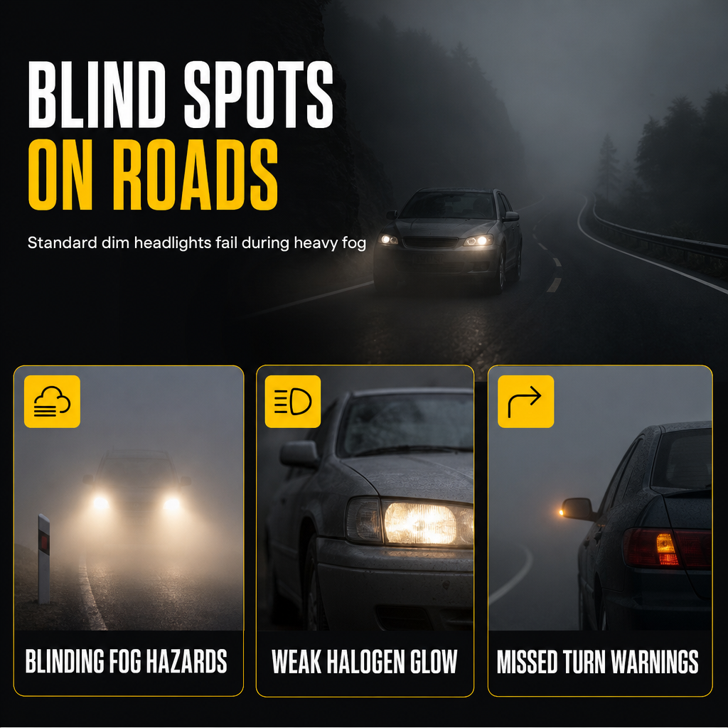 🚗 50% OFF! 💡 LED Daytime Running Lights – Sequential turn signals & bumper fit ✨