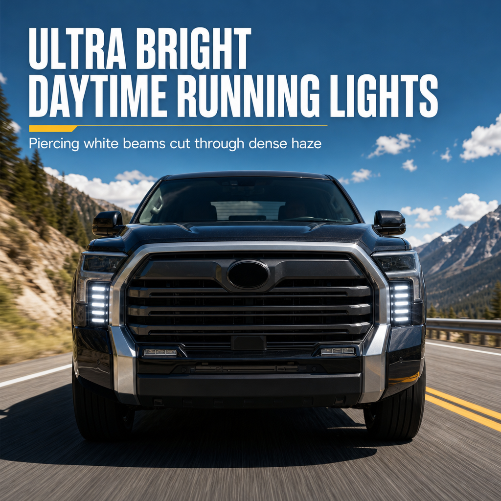 🚗 50% OFF! 💡 LED Daytime Running Lights – Sequential turn signals & bumper fit ✨