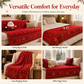 Thickened Christmas Style Chenille Sofa Cover Full Coverage Cat Scratch Resistant and Stain Resistant Couch Slipcover