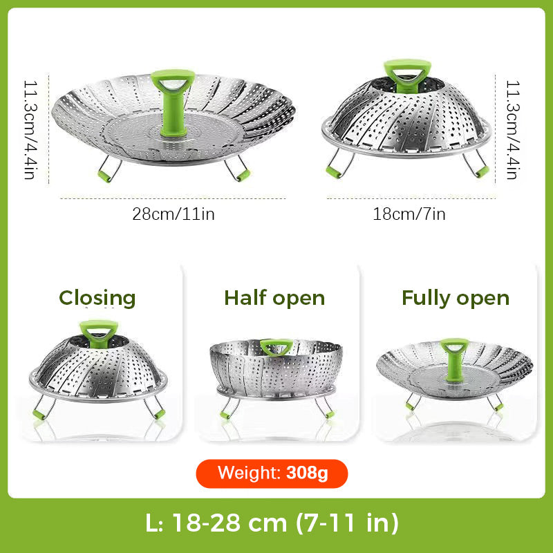 Stainless Steel Expandable Steamer Basket