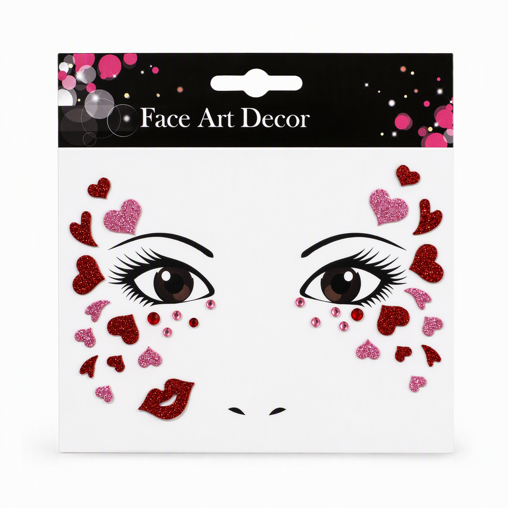 Christmas Holiday Temporary Face Tattoo Stickers for Festive Animal Makeup Decoration Featuring Deer Leopard Print Cat and Fox Designs
