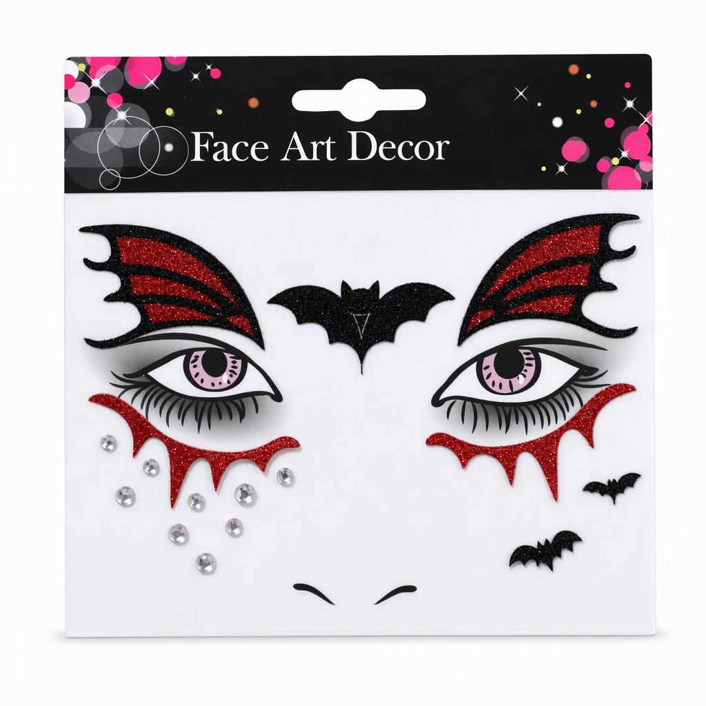 Christmas Holiday Temporary Face Tattoo Stickers for Festive Animal Makeup Decoration Featuring Deer Leopard Print Cat and Fox Designs