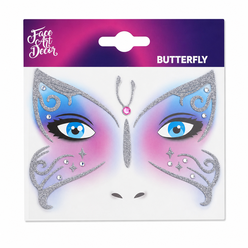Christmas Holiday Temporary Face Tattoo Stickers for Festive Animal Makeup Decoration Featuring Deer Leopard Print Cat and Fox Designs