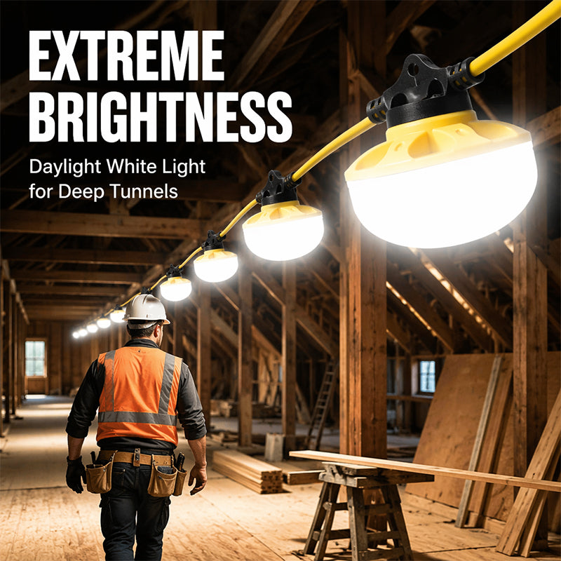 LED Construction Work Light String