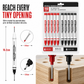 10-Pack Dual Long Head Permanent Marker Pens Waterproof Oil-Based Deep Hole Scribing Markers for Woodworking