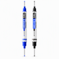 10-Pack Dual Long Head Permanent Marker Pens Waterproof Oil-Based Deep Hole Scribing Markers for Woodworking