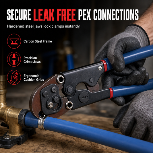 PEX Pipe Clamp Crimp Pliers Pinch Tool