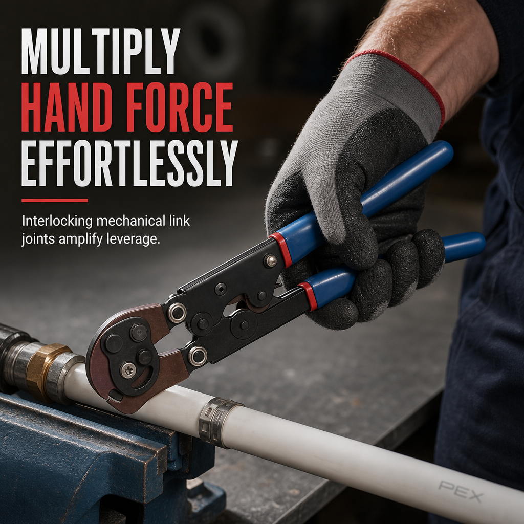 PEX Pipe Clamp Crimp Pliers Pinch Tool