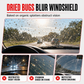 Car Windshield Bug Residue and Dust Cleaner 100ml Glass Cleaning Liquid for Removing Dirt and Insect Splats