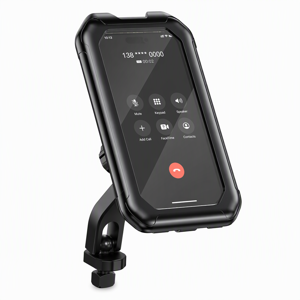 ⏳🔥LIMITED-TIME 50% OFF! ⏰Waterproof Bike & Motorcycle Phone Holder – Touch Screen & 360° Rotation 🚴