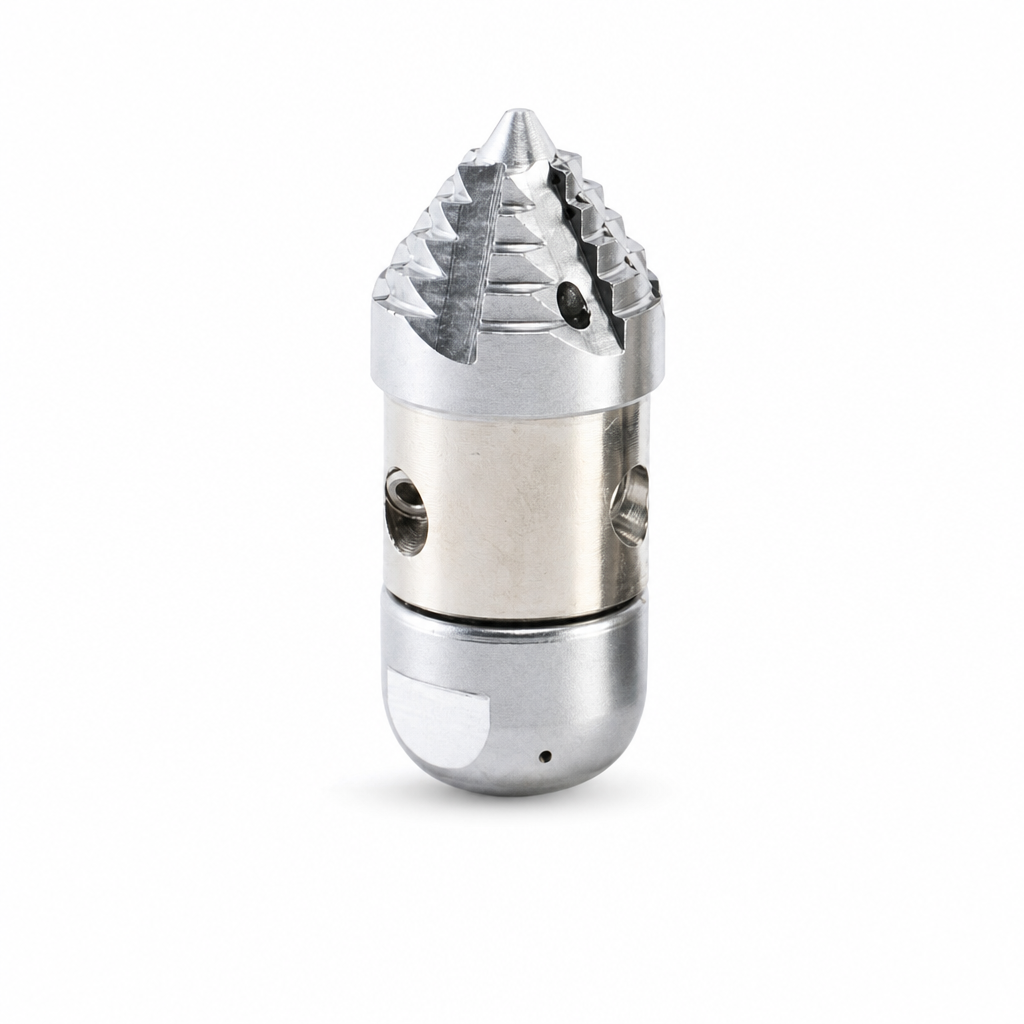 📢📢50% OFF !! ⏰High Pressure Sewer Jetter Nozzle Pagoda Shape Pipe Dredging and Cleaning Nozzle