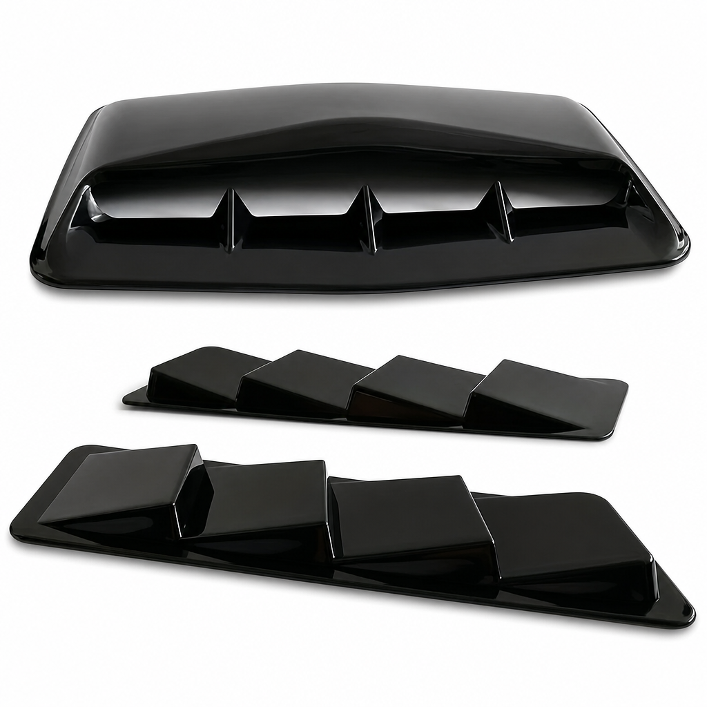 🚗 Car Hood Air Vent Sticker – Shark Gill Style Decorative Intake Scoop Trim ✨