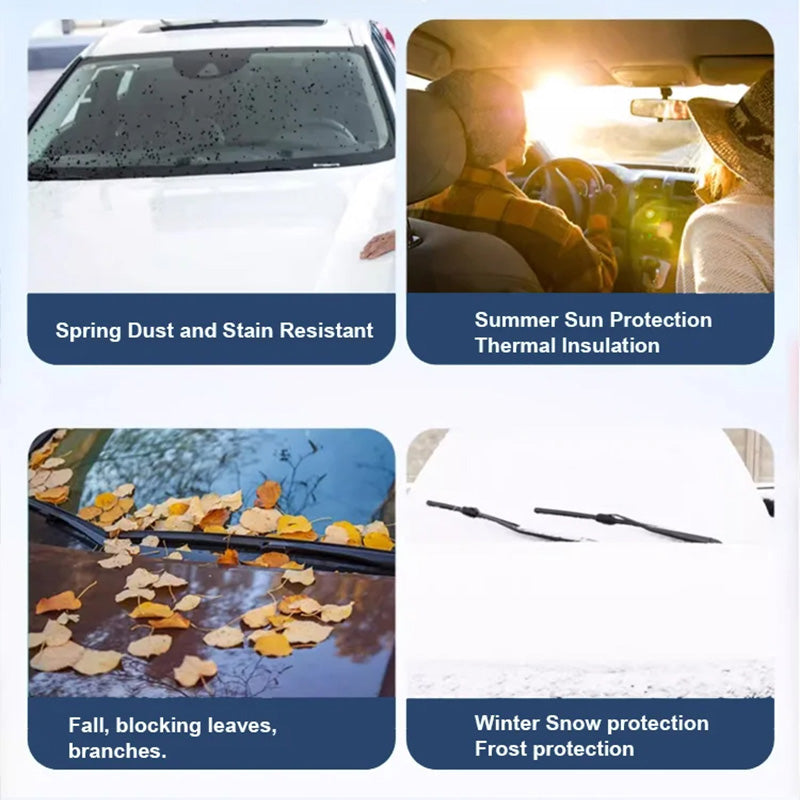 Car Windshield Cover with Suction Cups
