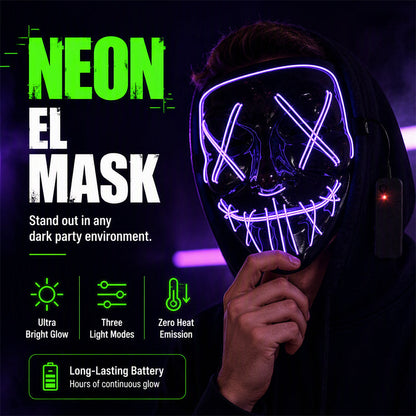 Halloween LED Glowing Mask