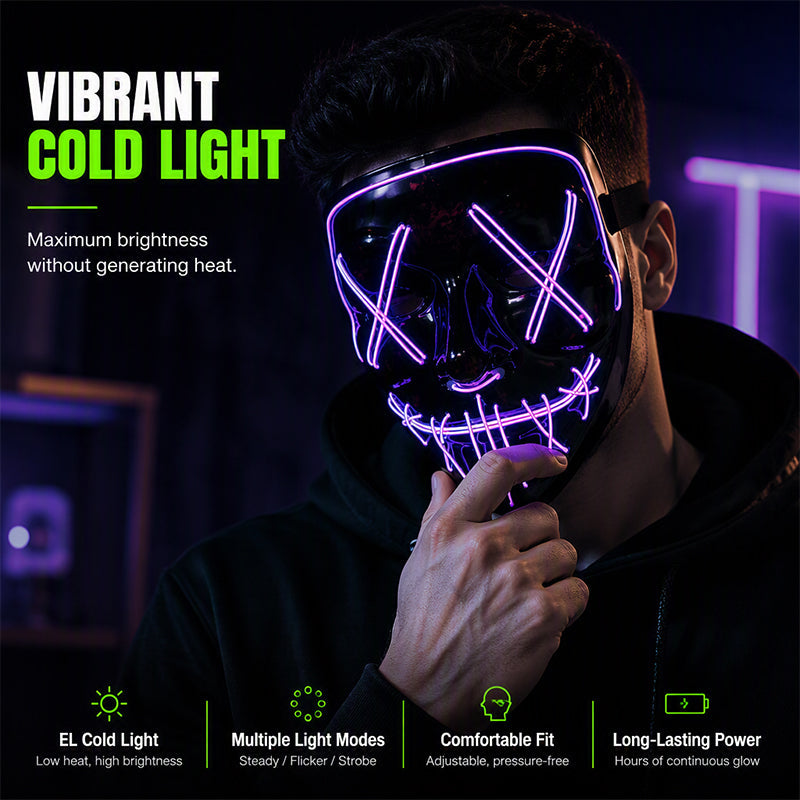 Halloween LED Glowing Mask