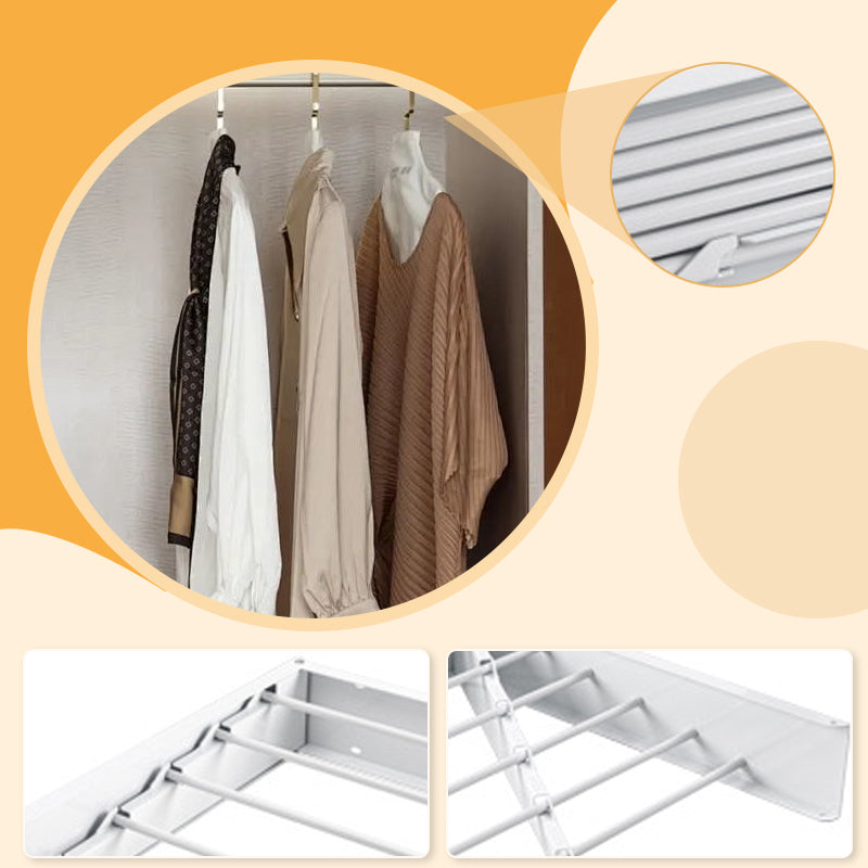 Foldable Wall Mounted Clothes Drying Rack