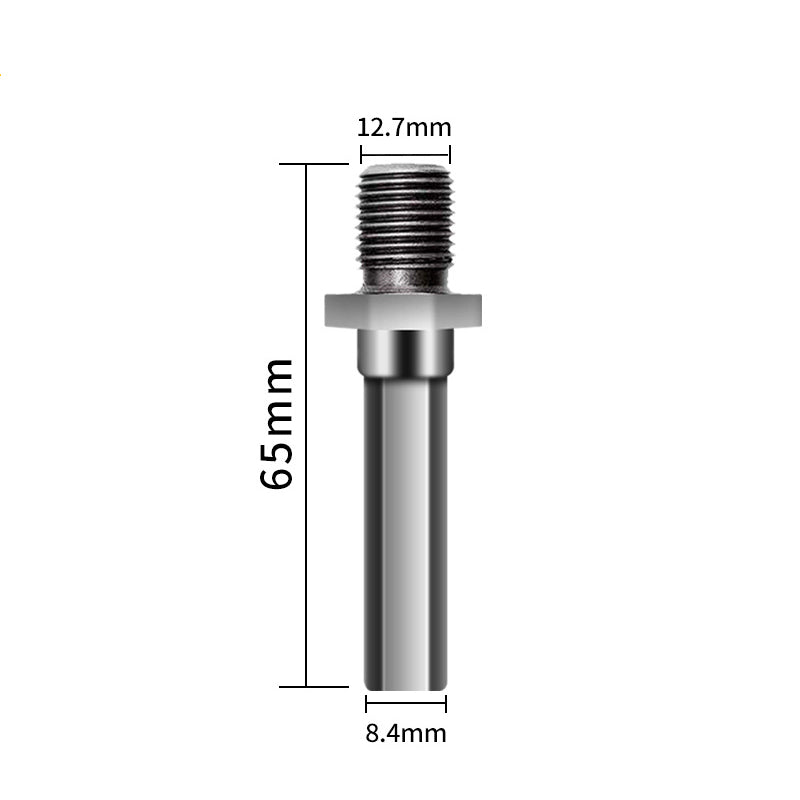 Detachable Firewood Splitting Drill Bit with Multiple Shank Types