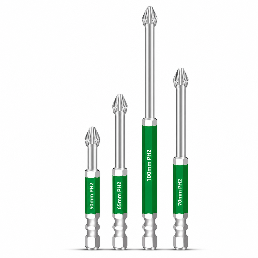 🔥 50% OFF 🔧 Magnetic Phillips Screwdriver Bit Set – Impact Resistant Non-Slip Bits for Electric Screwdrivers ✨