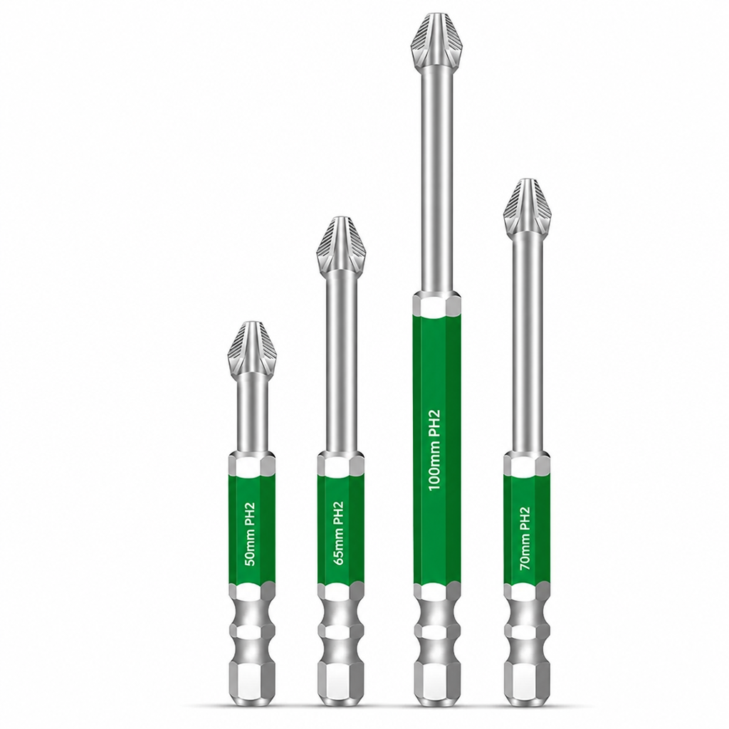 🔥 50% OFF 🔧 Magnetic Phillips Screwdriver Bit Set – Impact Resistant Non-Slip Bits for Electric Screwdrivers ✨